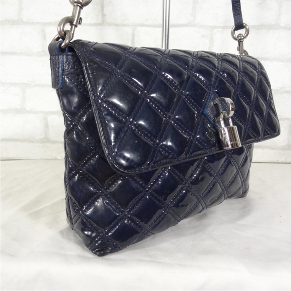 MARC JACOBS ITALY THE LARGE SINGLE QUILTED SH BAG - Picture 3 of 8